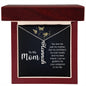 To my Mom | Best Friend Vertical Name Necklace