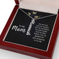 To my Mom | Best Friend Vertical Name Necklace