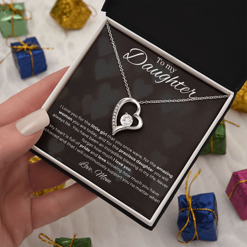To My Daughter from Mom | Forever Love Necklace