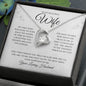 To My Beautiful Wife | Forever Love Necklace
