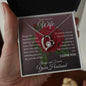 To My Beautiful Wife | Rose Forever Love Necklace