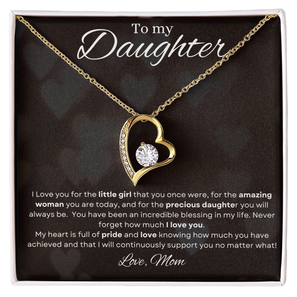 To My Daughter from Mom | Forever Love Necklace