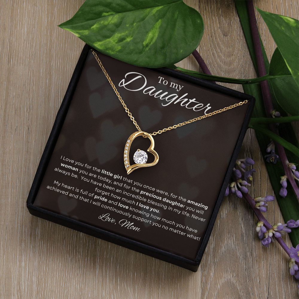 To My Daughter from Mom | Forever Love Necklace