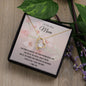 To My Loving Mom | Forever Grateful Forever Love Necklace
