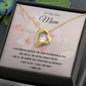 To My Loving Mom | Forever Grateful Forever Love Necklace