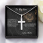 To My Son from Mom | Cross Necklace