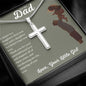 To My Dad from Daughter | True Love Cross Necklace