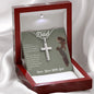 To My Dad from Daughter | True Love Cross Necklace
