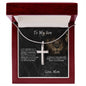 To My Son from Mom | Cross Necklace