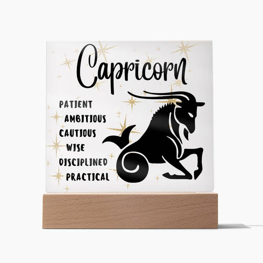 Capricorn Acrylic Plaque