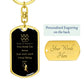 Mean Aquarius | Zodiac Dog Tag Keychain