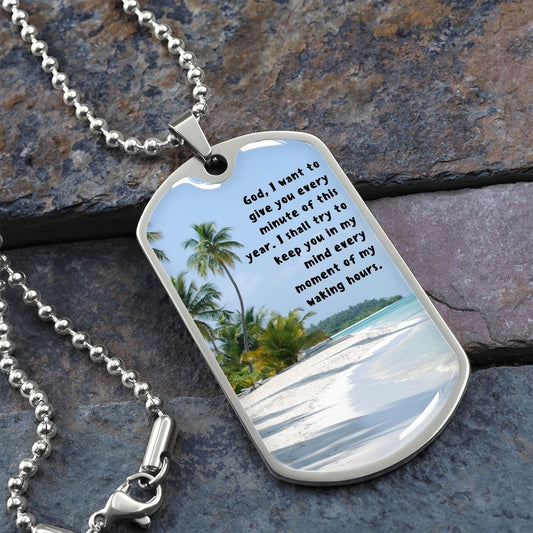 Prayer for Intention | Inspirational Dog Tag