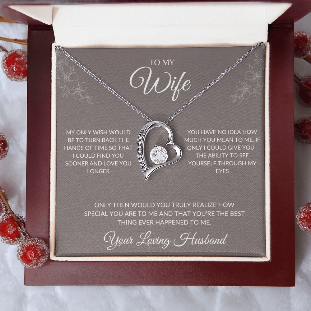 To My Wife | Only Wish Forever Love Necklace