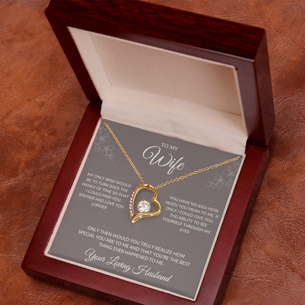 To My Wife | Only Wish Forever Love Necklace