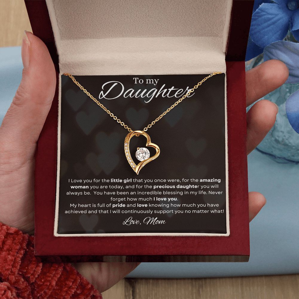 To My Daughter from Mom | Forever Love Necklace