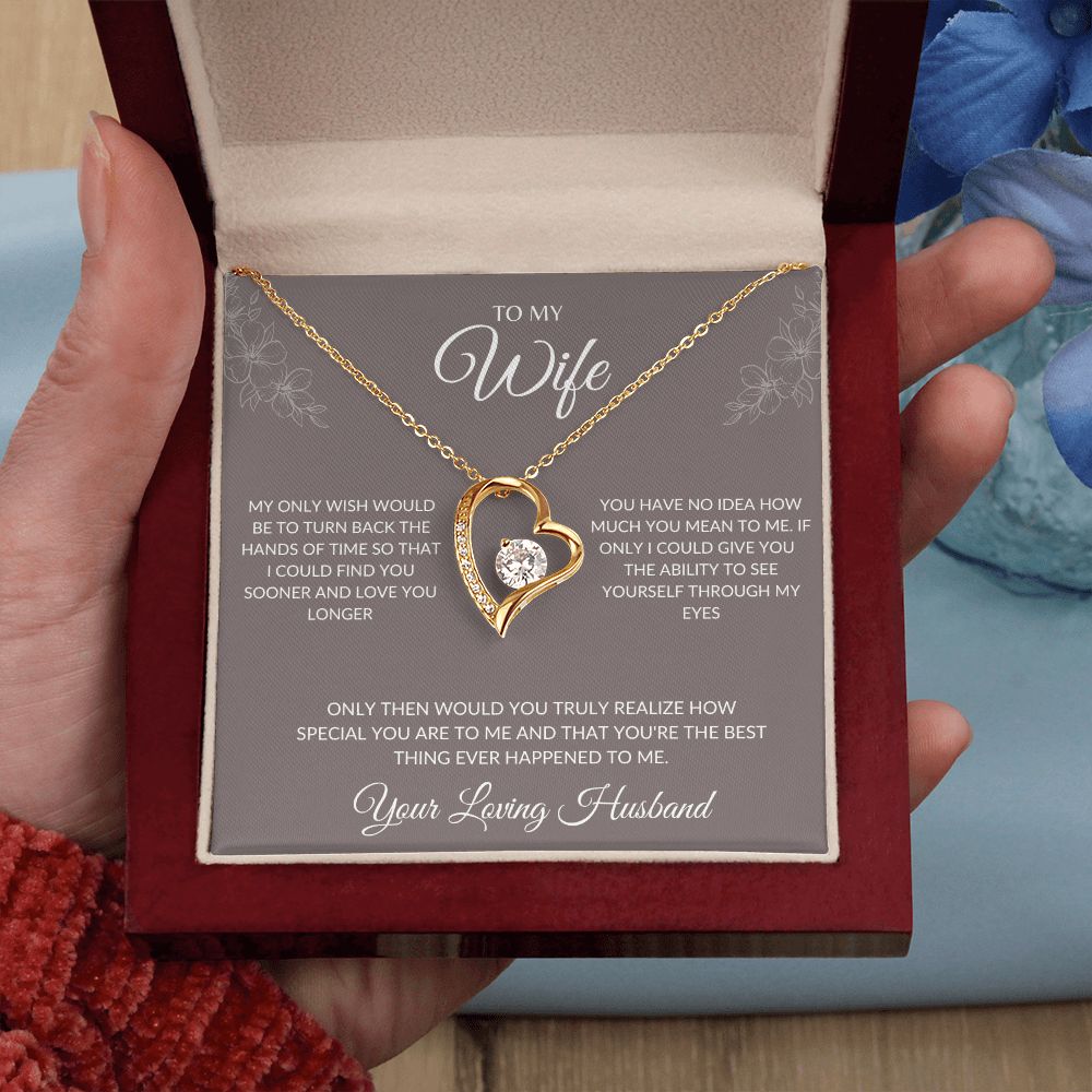 To My Wife | Only Wish Forever Love Necklace
