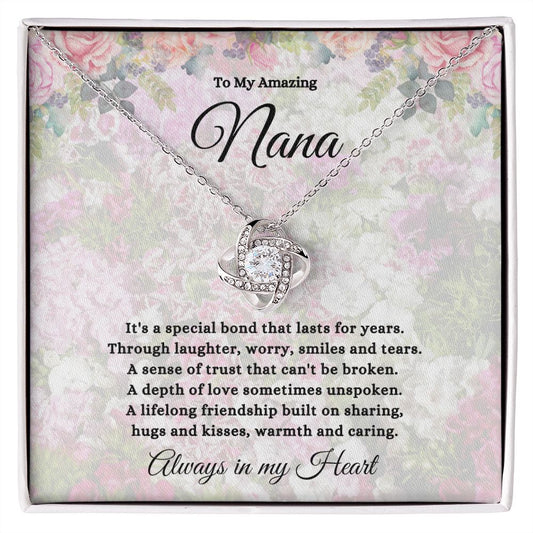 To my Amazing Nana  | Love Knot Necklace