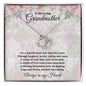 To My Loving Grandmother | Love Knot Necklace
