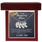 Amazing Mom | Engraved Birthstone Foot