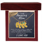 Amazing Mom | Engraved Birthstone Foot