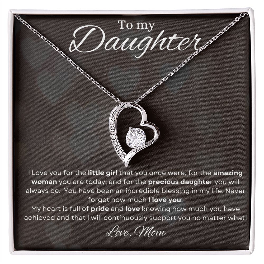 To My Daughter from Mom | Forever Love Necklace