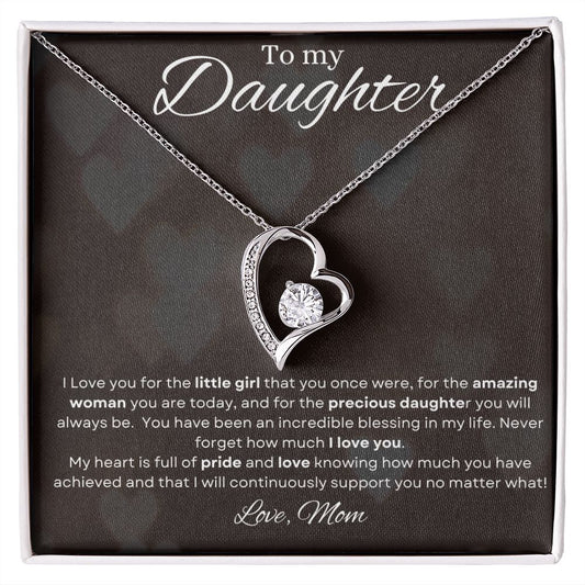 To My Daughter from Mom | Forever Love Necklace