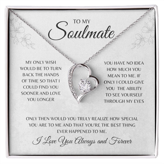 To My Soulmate | Only Wish - Forever Love Necklace