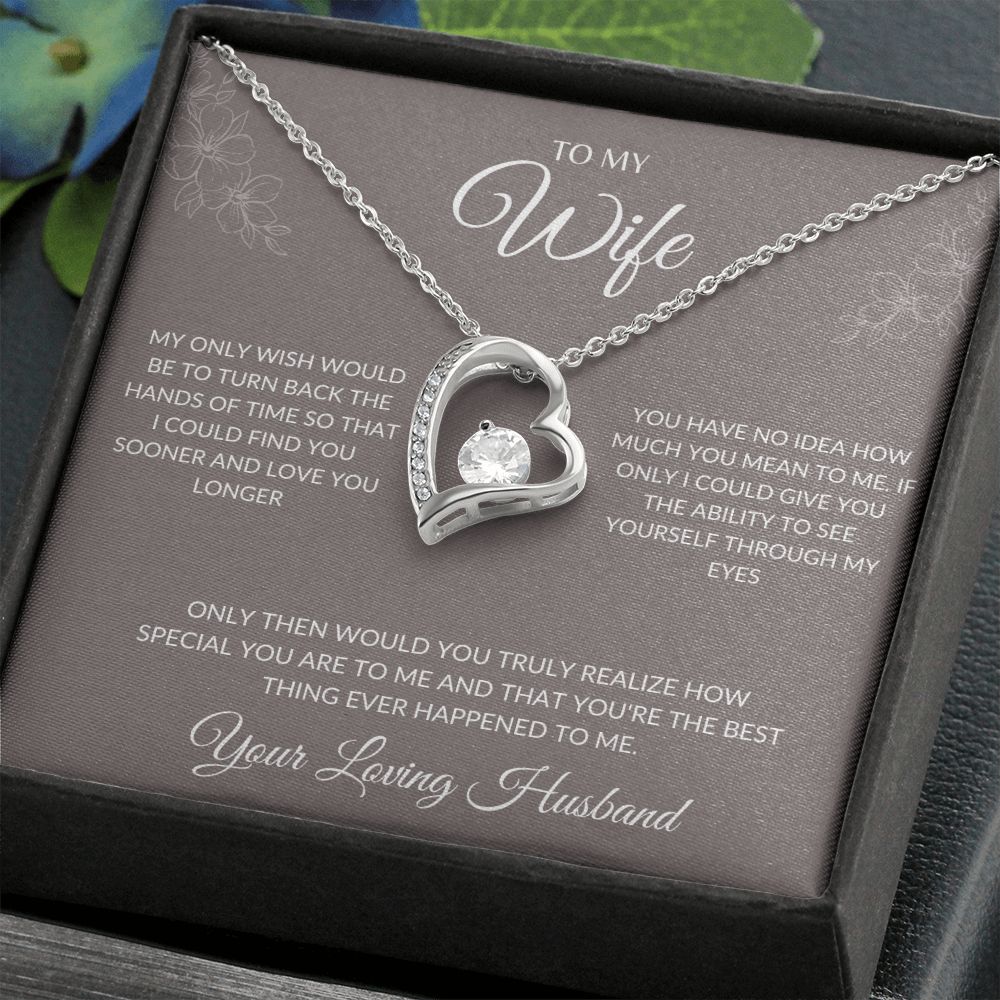 To My Wife | Only Wish Forever Love Necklace