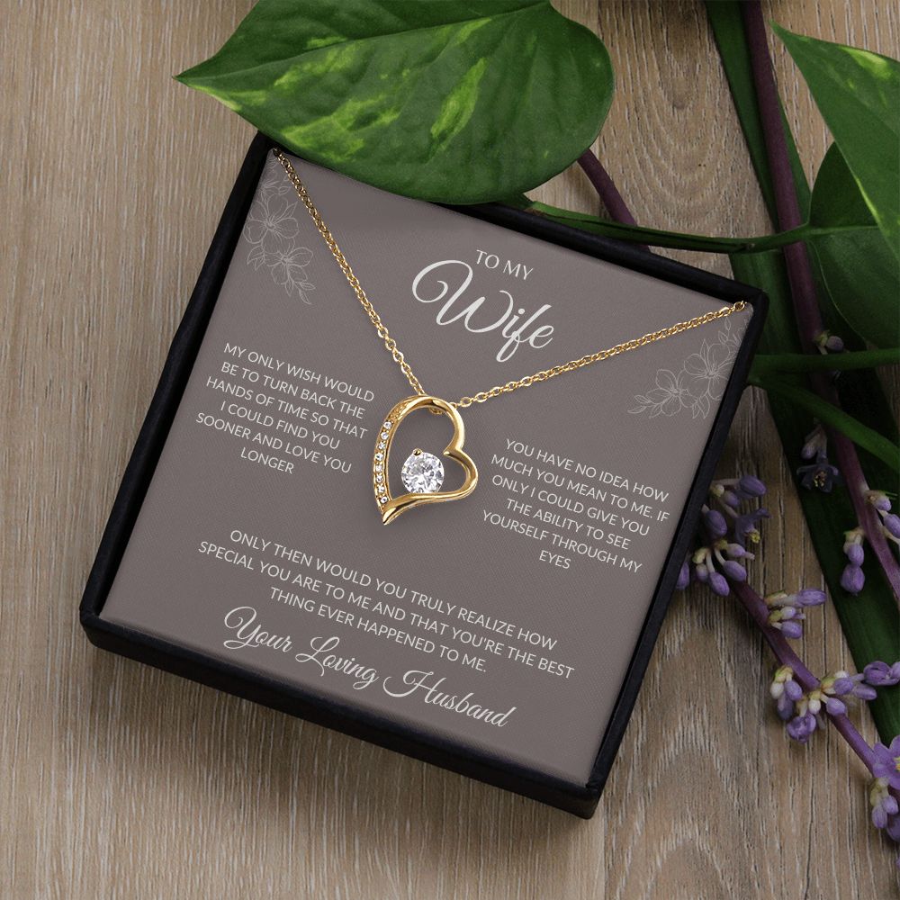 To My Wife | Only Wish Forever Love Necklace