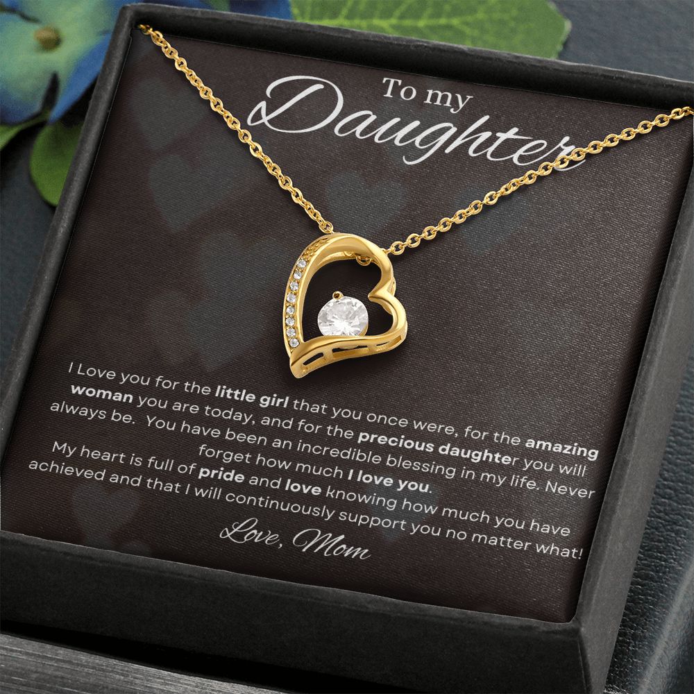 To My Daughter from Mom | Forever Love Necklace