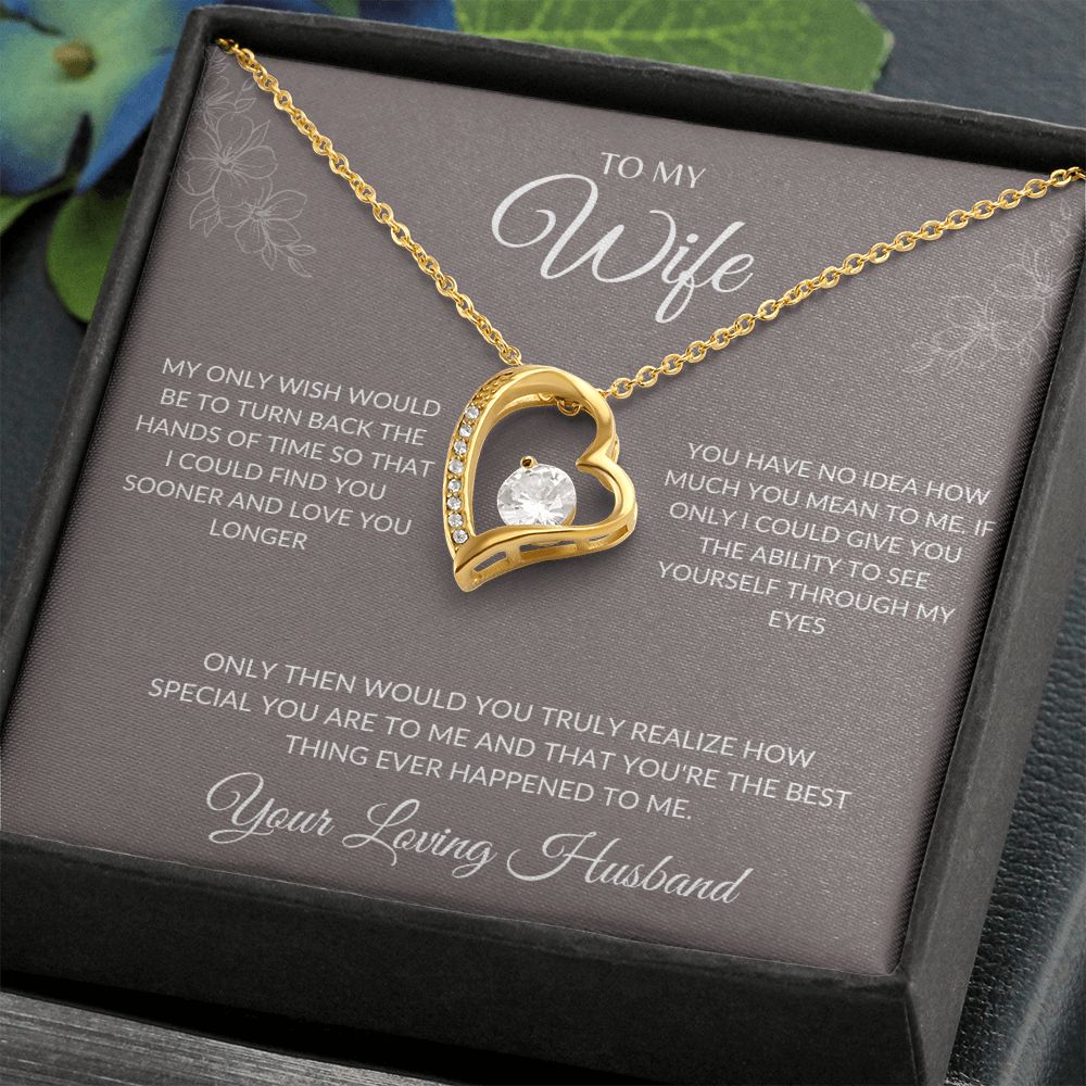 To My Wife | Only Wish Forever Love Necklace